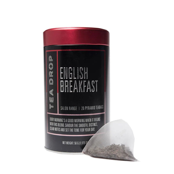 Tea Drop English Breakfast Salon Teabags 20 - Rubra Coffee