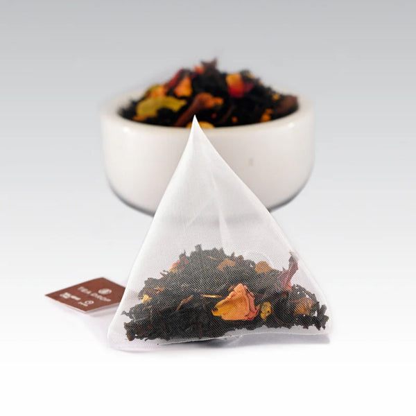 Tea Drop Malabar Chai pyramid teabags 3g/100 - Rubra Coffee
