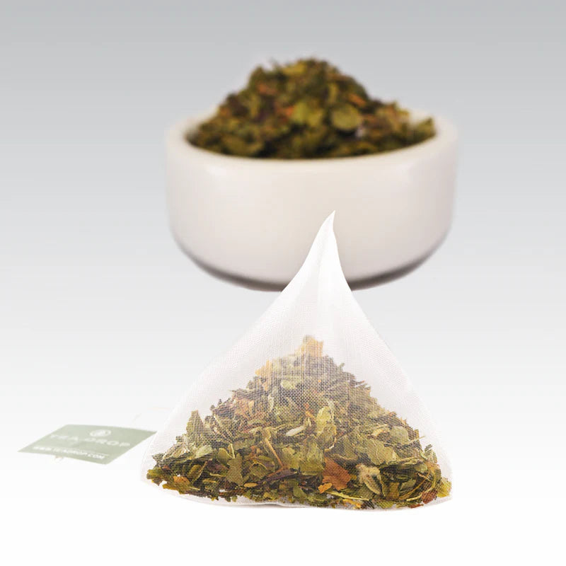 Tea Drop Peppermint pyramid teabags 1.6g/100 - Rubra Coffee