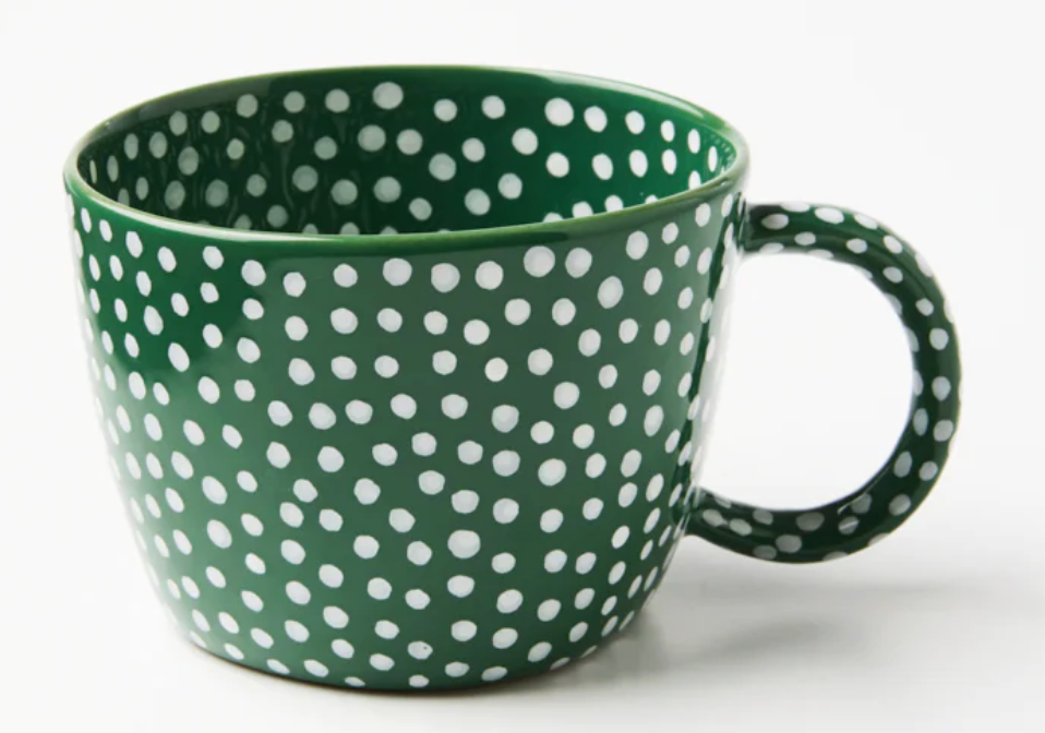 Jones & Co Chino Mug Green Sprinkle - Rubra Coffee