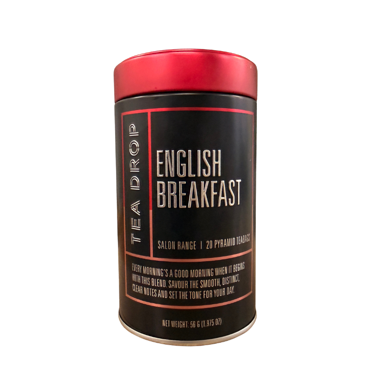 Tea Drop English Breakfast Salon Teabags 20 - Rubra Coffee