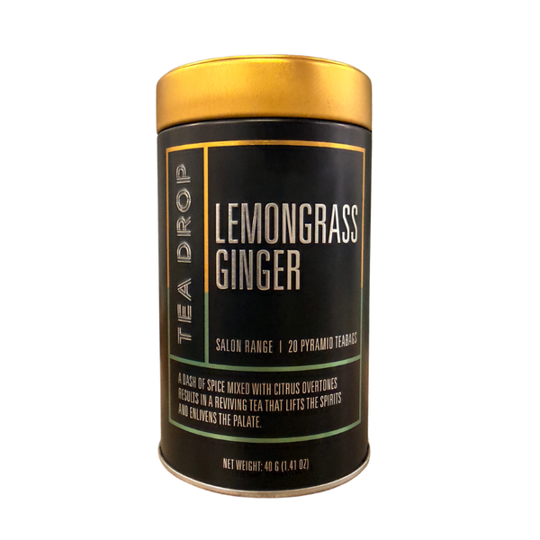 Tea Drop Salon Tin Lemongrass Ginger 20 - Rubra Coffee