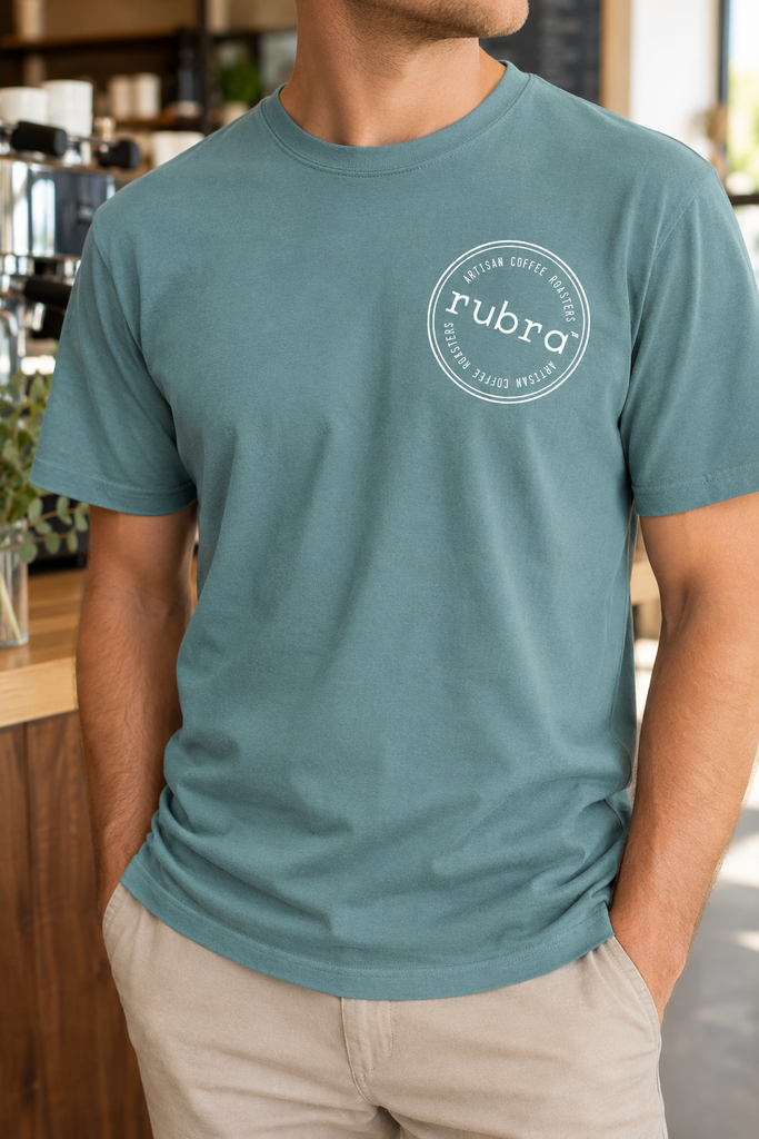 Rubra Ralph Tee Slate Blue Unisex - Rubra Coffee