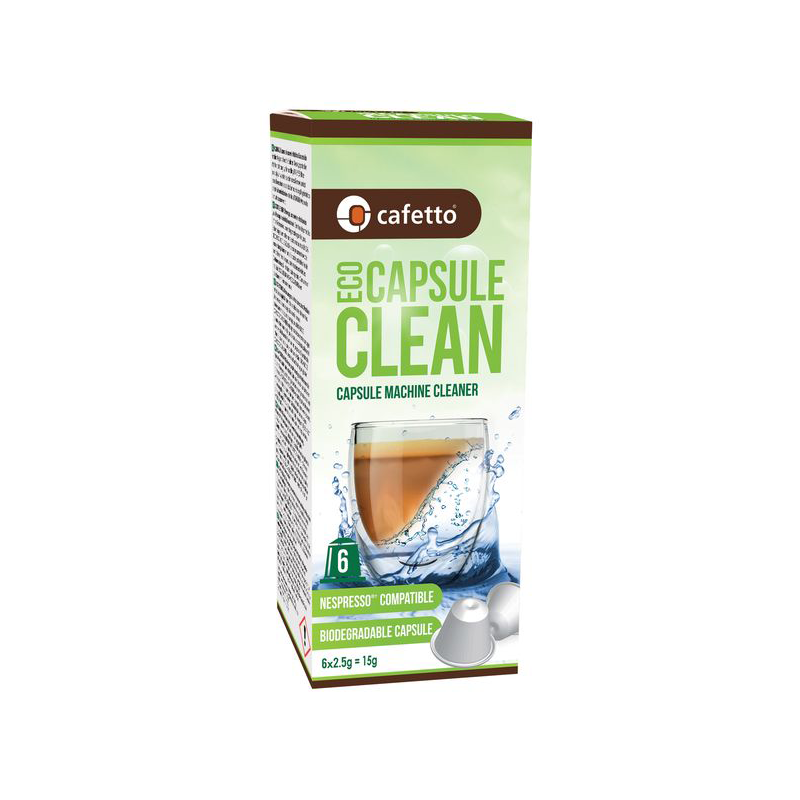 Cafetto Eco Capsule Clean 6pk - Rubra Coffee