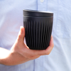 Huskee Cup Charcoal 8oz - Rubra Coffee