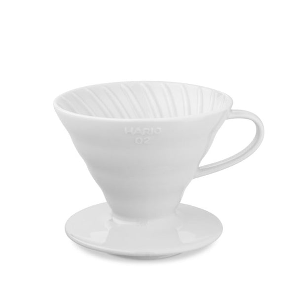 Hario V60 Ceramic Dripper - White - Rubra Coffee