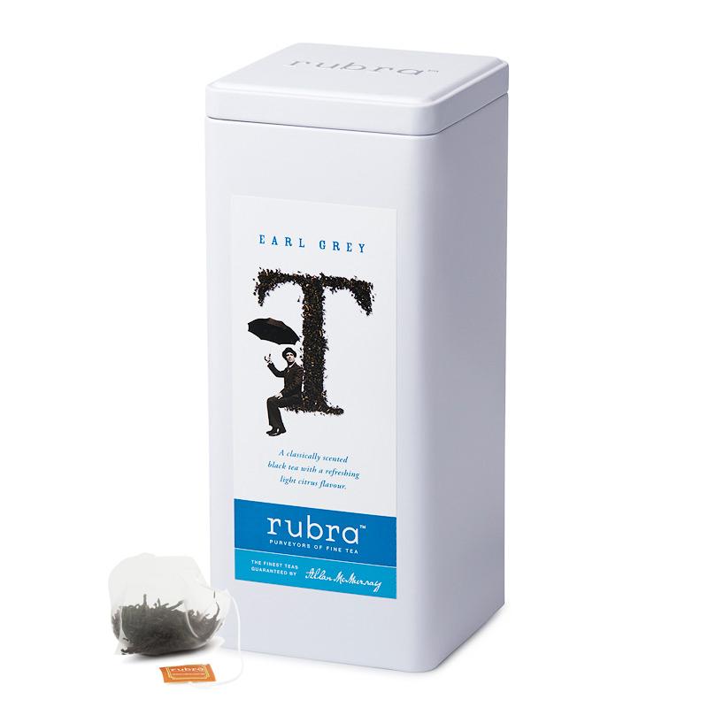 Earl Grey 50 Silken Pyramid Teabags - Rubra Coffee