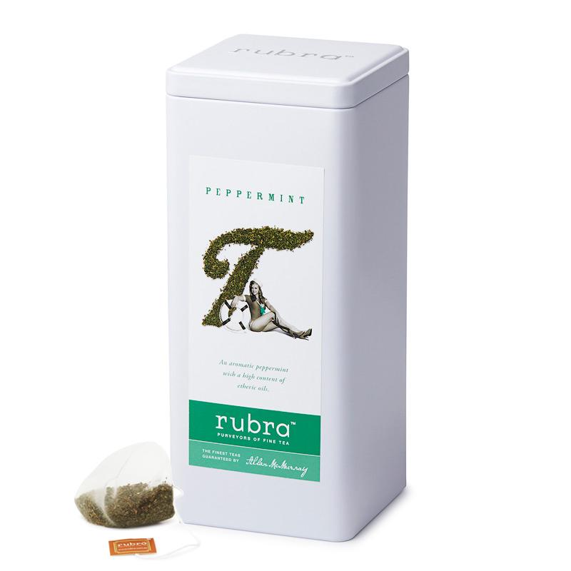 Peppermint 50 Silken Pyramid Teabags - Rubra Coffee