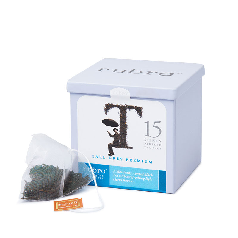 Earl Grey 15 Silken Pyramid Teabags - Rubra Coffee